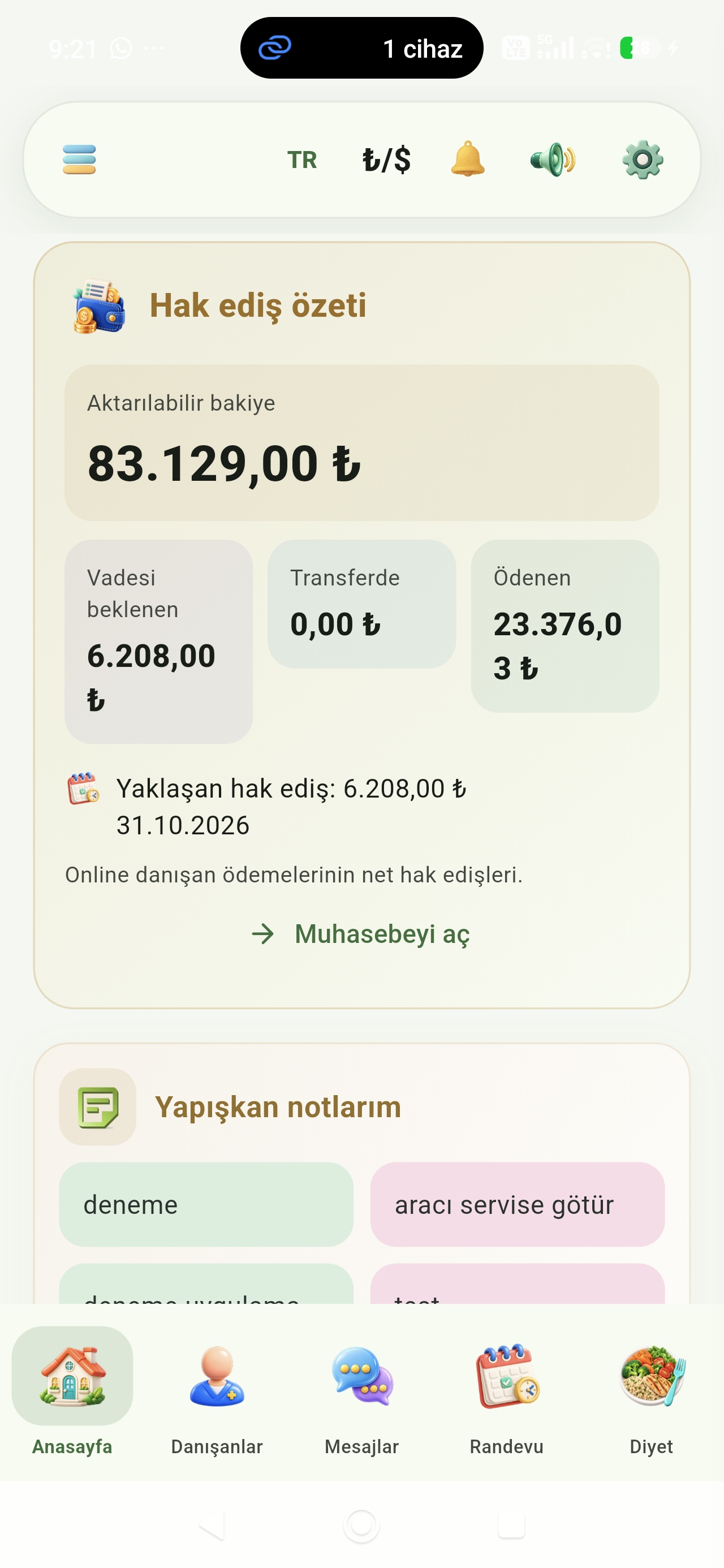 Diyetisyen uygulaması